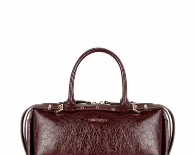 фото Бордовая сумка-багет Мэри Поппинс TJ COLLECTION YB 5246025 BDP