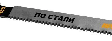 фото Пилки для лобзика по стали ПРАКТИКА тип T218A 76 х 50 мм, криволинейный рез