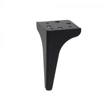 Фото №0 Опора меб. мет. STELLAR h150 угловая черный матовый AKS