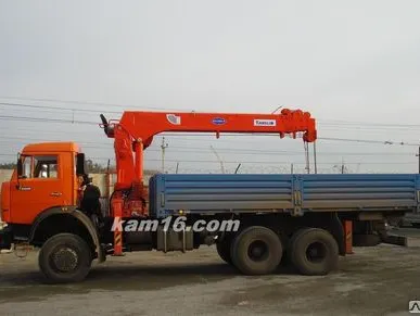 фото Грузовик КАМАЗ 53228 с кму Kanglim KS2056 6 х 6