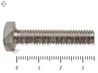 Фото №0 Болты с полной резьбой, нержавеющие DIN933 А2 8х 35 (100 шт)
