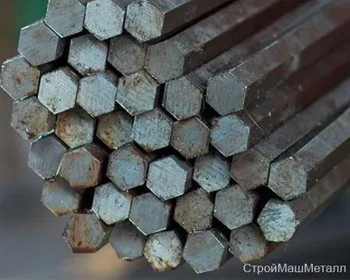 фото Шестигранник калиброванный 32 мм ст 09г2с ГОСТ 8560