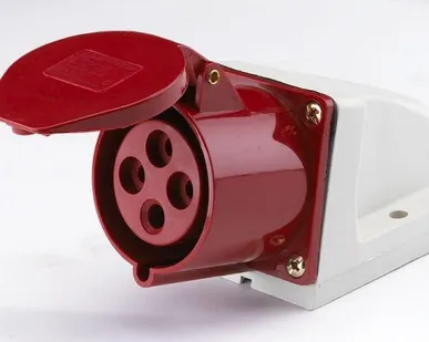 фото Розетка ОП 32А 380В 3P+E тип. роз. 124 IP44 SchE 26032DEK