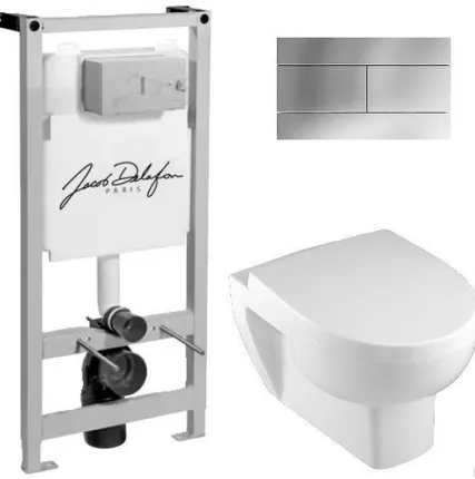 Фото №0 Комплект Jacob Delafon Odeon Up E5504-NF+E4764-00+8409K+E4316-CP Jacob Dela