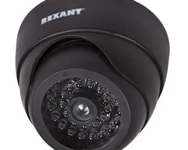 фото Муляж камеры внутренней купольной с вращающимся объективом (черн.) Rexant 45-0230