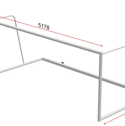 Фото №0 Ворота футбольные 5х2 м, тип 4