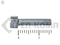 фото Винт с внутренним шестигранником,цинк DIN912 6 х16 пр.8,8 Средняя фасовка (500шт)