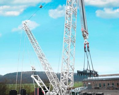 фото Аренда гусеничного крана 1600 тонн, гусеничный кран 1600 тонн, длина стрелы 200 метров
