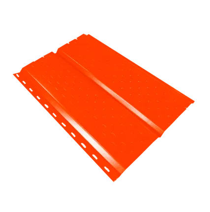 Фото №0 Сайдинг Кровля Сервис Брусnika софит Чистый оранжевый 0,45 мм Полиэстер