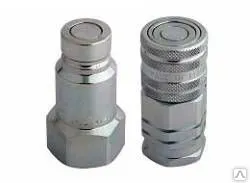 фото Быстроразъемное соединение G 1/4" с клапаном ISO FIRG ниппель+розетка