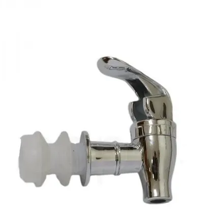 Фото №0 Кран для бродильных емкостей вход 12 мм пластиковый, цвет металлик