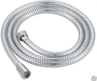 Фото №0 Шланг для душа пластик хром-черный 200 см. GANZER