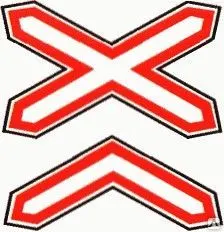 Фото №0 Знак дорожный знак 1.3.2 "Многопутная ж/д" СВП-Л тип А
