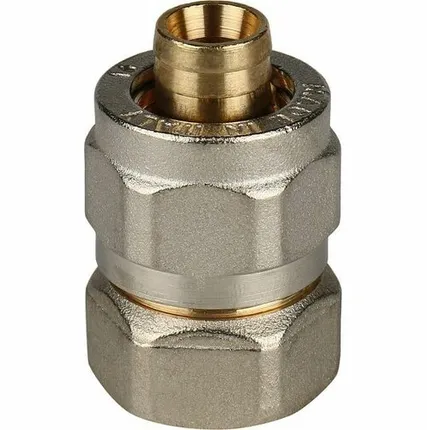 Фото №0 Переходник STOUT с внутренней резьбой 1/2 х16 для металлопластиковых труб винтовой