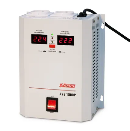 Фото №1 Однофазный стабилизатор POWERMAN AVS 1500P