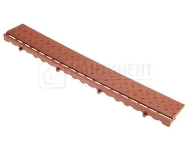 фото Боковой элемент обрамления с замками, Коричневый