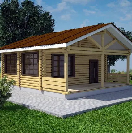 Фото №0 Сруб дачного дома