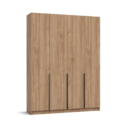 Фото №0 Босс Стандарт 160*220 шкаф распашной 4Д + ящики Орех Селект