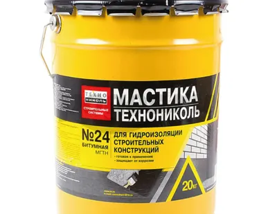 фото Технониколь мастика гидроизоляционная №24-- (20кг)