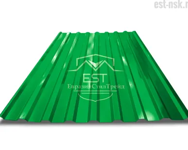 фото Профнастил МП-20х1100 Pe 0.5 | RAL 6002 Зелёный лист