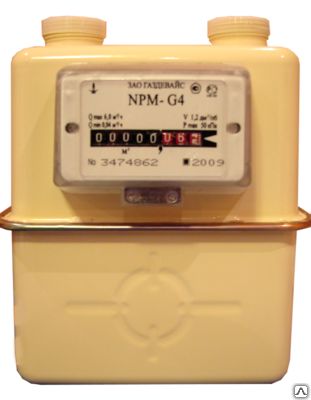Фото №0 Счетчик газа NPM G-4 Москва левый