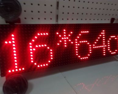 фото Светодиодное табло в автомобиль  16*64см
