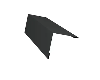 фото Планка завершающая 50х50 жалюзи Milan 0,5 Quarzit PRO Matt RAL 7016 антарцитово-серый