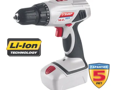 фото Шуруповерт аккумуляторный Зубр ЗДА-14.4-Ли-К