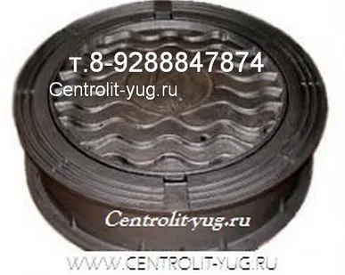 фото Люк плавающий чугунный С 250 ГОСТ 3634-99