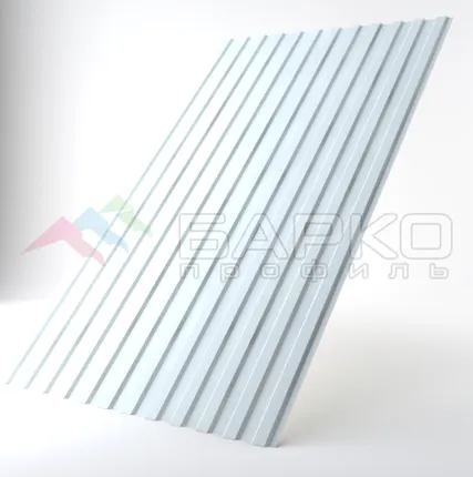 Фото №0 Профлист С-10 -1170 мм (1100 мм) 00000319/45 RAL 9003 Полиэстер 0.45