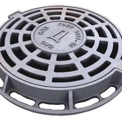 Фото №0 Люк канализационный чугунный тип Л с замками