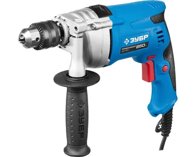 фото ЗУБР 850 Вт ударная 2-х скоростная дрель, серия Профессионал