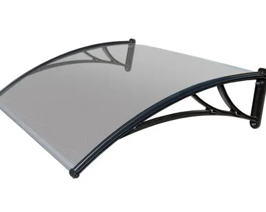 фото StopRain Козырек прозрачный (150х93х28) см