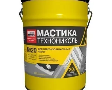 фото Мастика кровельная эмульсионная ТЕХНОНИКОЛЬ №31, ведро 9 кг