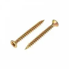 фото Саморез универсальный желтый цинк 20-90мм (50-100шт упаковка)