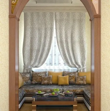 Фото №0 Арка Зодчий "Тип 3" с узором, НАТУРАЛЬНЫЙ ШПОН