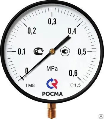 Фото №0 Манометр котловой ТМ-810