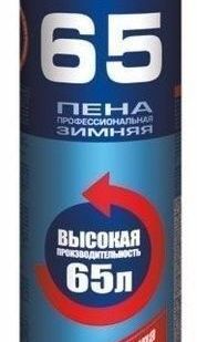 фото Пена Титан зимняя 65л "TYTAN 65 Q2",профессиональная 750мл.(от-20С до +30С)