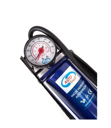 Фото №0 Насос ножной "AUTOVIRAZH" (1 цилиндр, с манометром)