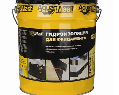 фото Мастика битумная AquaMast 18кг, 16л