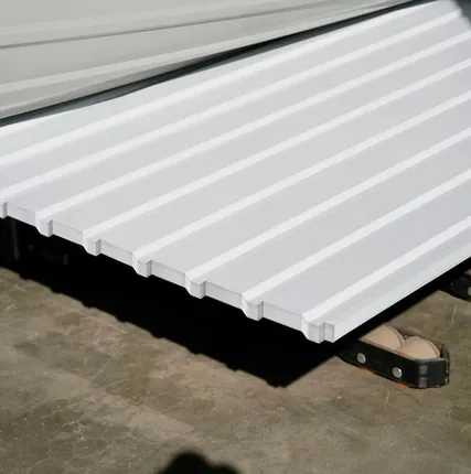 Фото №0 Профлист С-10 / белый / 0.45 мм. - RAL 9003 / Сигнальный белый - Глянцевая - с ЛКП - Второй - С-10 - Стандартные - Розница