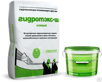 Фото №0 Проникающая гидроизоляция Гидротекс-Ш (шовный) 25кг
