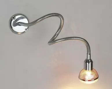 фото Настенный светильник с гибким корпусом 1214 MR16 хром