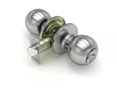 фото Ручка дверная 706-03 WW RR с фиксатором СИРИУС в ассортименте