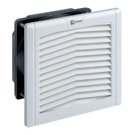 Фото №0 Вентилятор с фильтром 52 куб.м./ч 124x124мм IP54 PROxima EKF FAN52F