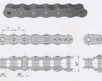 фото Цепь приводная 12B-1 DH