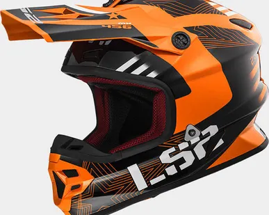 фото Шлем из стекловолокна LS2 MX456 Light Rallie Orange Black