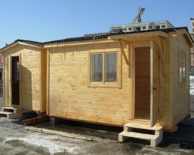 фото Вагон-бытовка модульная без перегородок 2,3х3 м