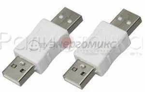 фото Переходник штекер USB(A) - штекер USB(A)
