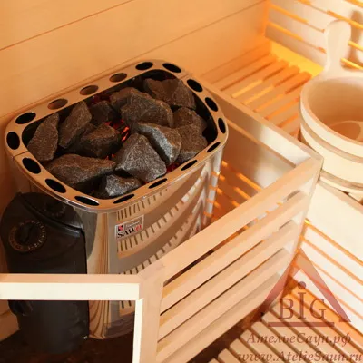 Фото №2 Печь для сауны Sawo Mini MN-36NB-P-F (с пультом, из нержавейки, с защитным термопокрытием)